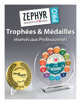 Zephyr Pro, Trophées et Médailles personnalisés